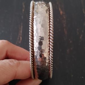 3 silver bracelets - being sold as a set.